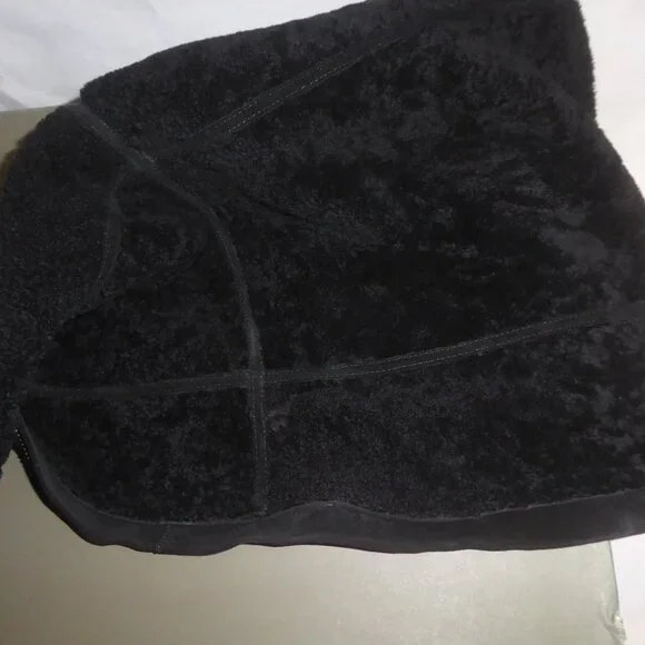 SOLD UGG Fiorentina Made In Italy Suede Thigh High Cuffable Wedge Heel Boots NIB - Picture 7 of 16